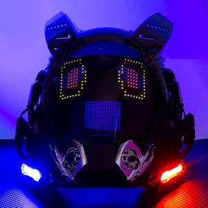 LED Lights Helmet Cyberpunk