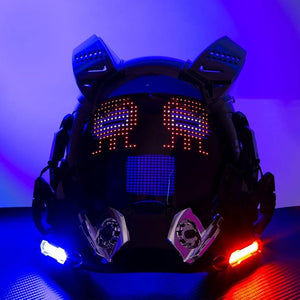 LED Lights Helmet Cyberpunk