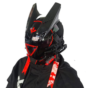 LED Triangle Cyberpunk Helmet — photo 2