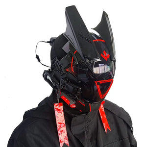 LED Triangle Cyberpunk Helmet — photo 3
