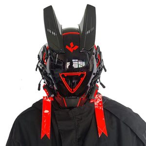 LED Triangle Cyberpunk Helmet — photo 4