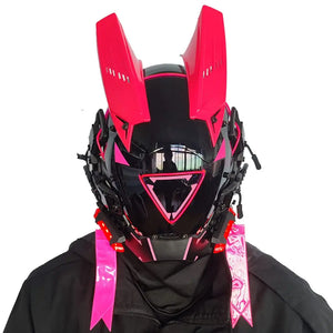 LED Triangle Cyberpunk Helmet — photo 5