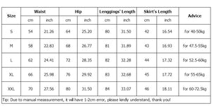 Leggings Black Skort