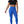 Leggings Blue Scrunch Butt - product view on white background