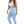 Leggings Scrunch Butt Light Blue - product view on white background