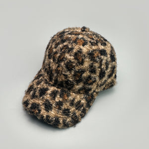 Leopard Print Y2K Caps