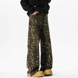 Leopard Print Y2k Jeans