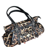 Leopardenprint Y2K-Tasche
