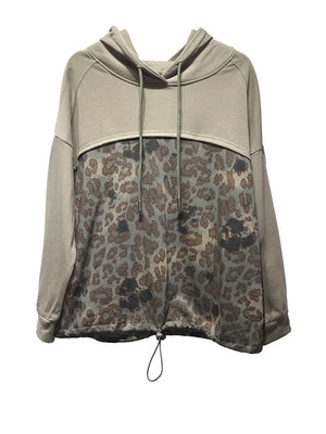 Leopard Printed Hoodie Women