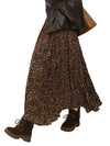 Leopard Printed Y2K Skirt