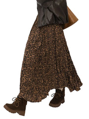 Leoparden-Print Y2K Rock