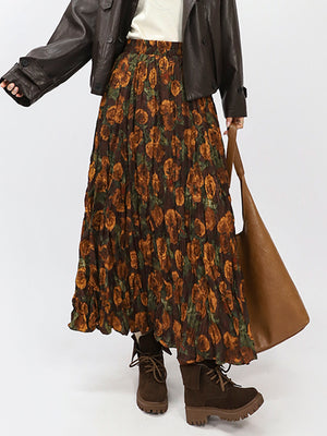 Leopard Printed Y2K Skirt