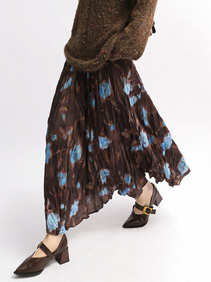 Leopard Printed Y2K Skirt