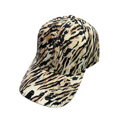 Casquette imprimé léopard Y2K