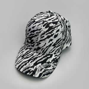 Leopard Stripe Print Y2K Cap