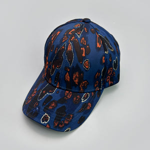 Leopard Stripe Print Y2K Cap