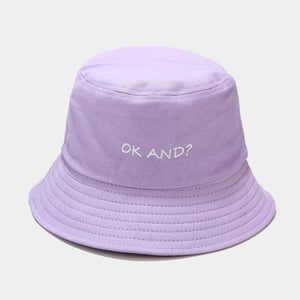 Letter Bucket Hat