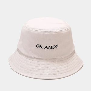 Letter Bucket Hat