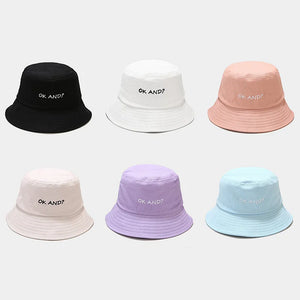 Letter Bucket Hat