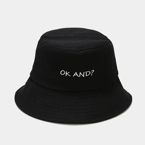 Letter Bucket Hat