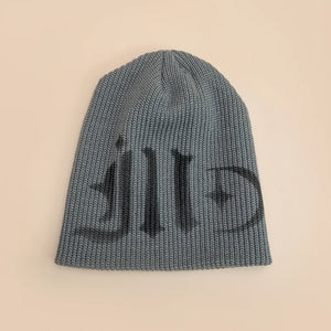 Letter Print Beanie Y2K