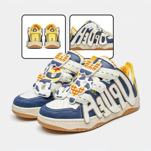 Letters Y2K Sneakers Shoes