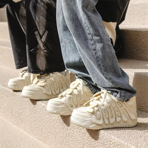 Letters Y2K Sneakers Shoes