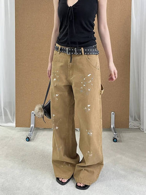 Light Brown Jeans Y2K