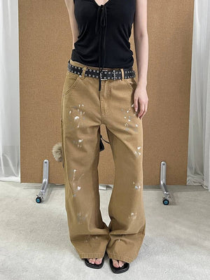 Light Brown Jeans Y2K