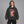 Lightning Power Graphic Y2K Hoodie – worn by a woman