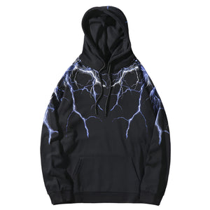 Lightning Y2k Hoodie Oversize