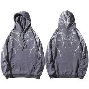 Lightning Y2k Hoodie Oversize