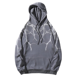 Lightning Y2k Hoodie Oversize