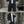 Ensemble kimono homme en mélange de lin noir présenté sous deux angles, veste kimono à brandebourg et pantalon, de face et en pose décontractée