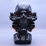 Casque Cyberpunk Squelette Lumineux