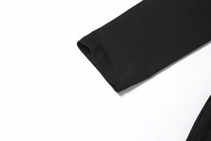 Long Black Cut Out Dress