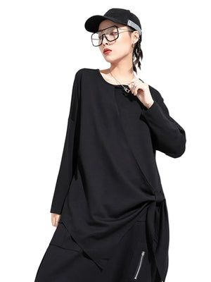 Long Black T Shirts Women's