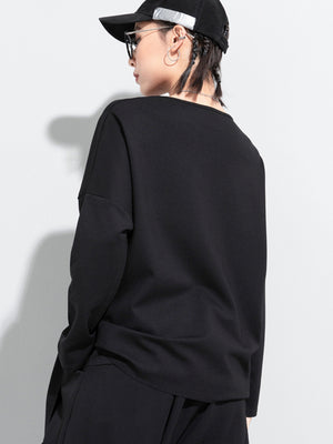 Long Black T Shirts Women's