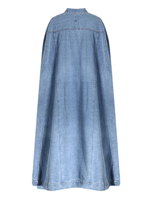 Long Irregular Denim Women Spring Jacket