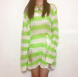 Long Pullovers Y2K Top