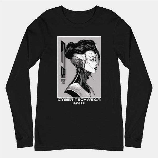 Long Sleeve Android Graphic Tees