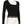 Long Sleeve Black Crop Tops