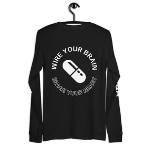 Long Sleeve Black Graphic Tee