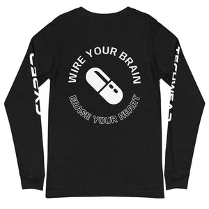 Long Sleeve Black Graphic Tee