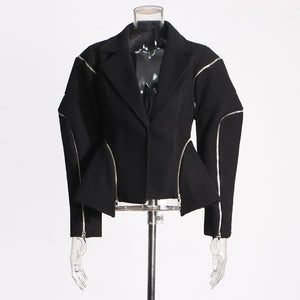 Long Sleeve Black Jacket Women