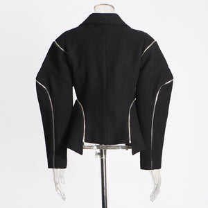 Long Sleeve Black Jacket Women