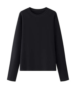 Long Sleeve Black T Shirt For Women