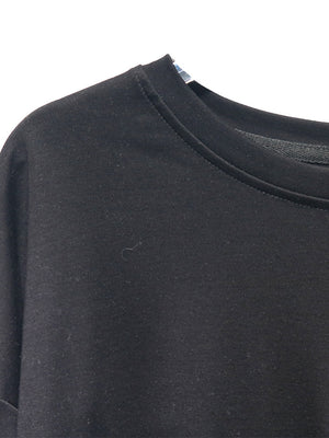 Long Sleeve Black T Shirt Women
