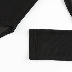Long Sleeve Bodysuit Cut Out