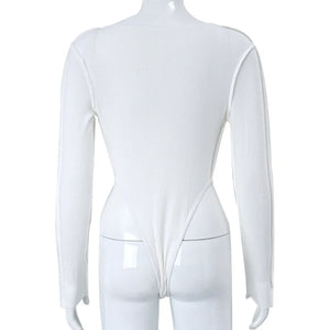 Long Sleeve Cut Out Bodysuit